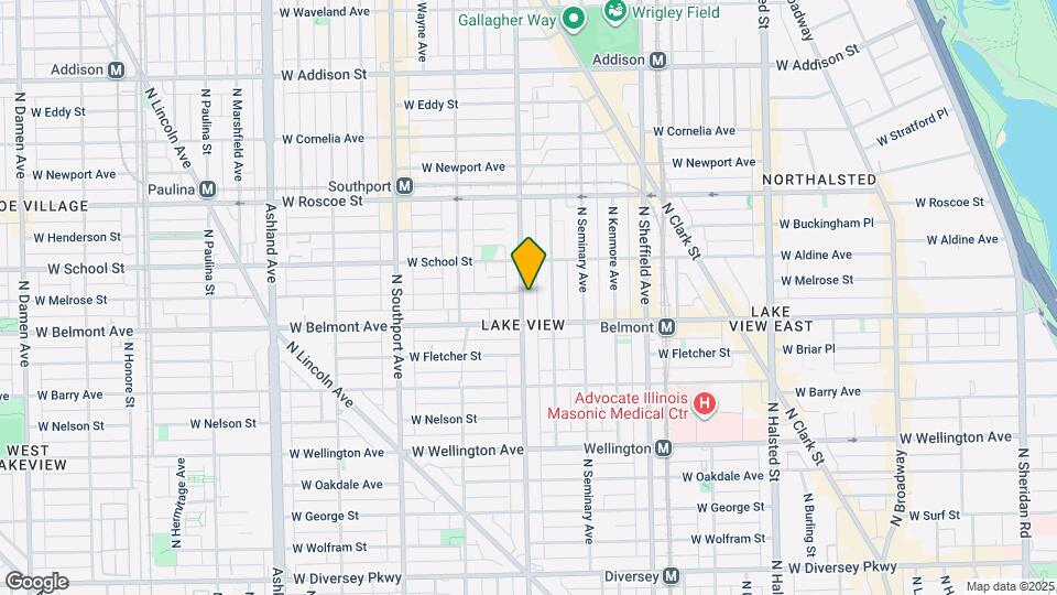3223 N Racine Ave, Unit 3223 N Racine Unit 2 Map and Location Details