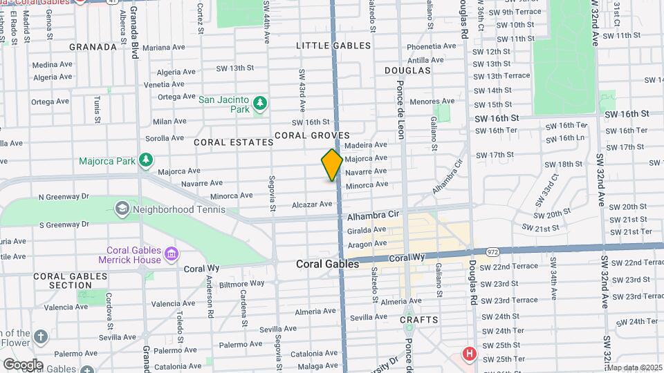 407 Minorca Ave Map and Location Details