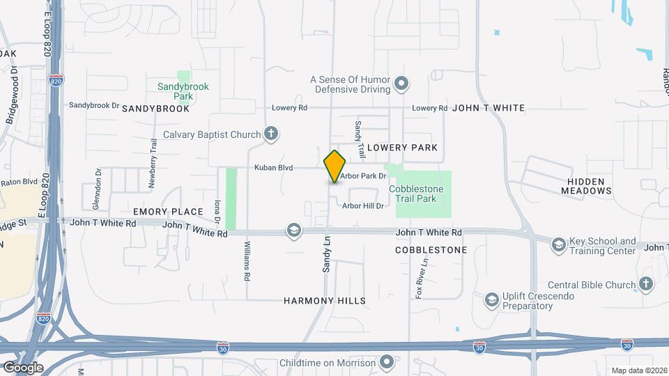 7404 Arbor Park Dr Map and Location Details