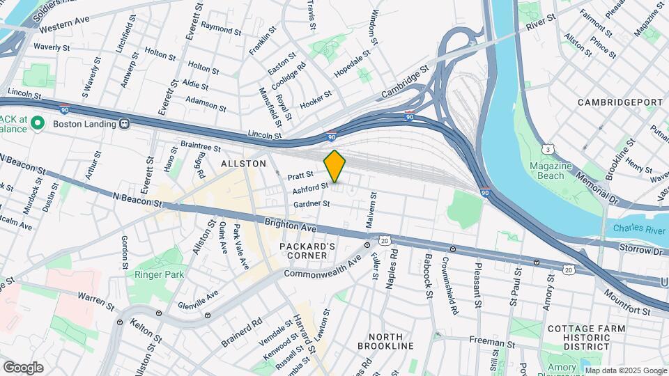 41 Ashford St, Unit 3 Map and Location Details