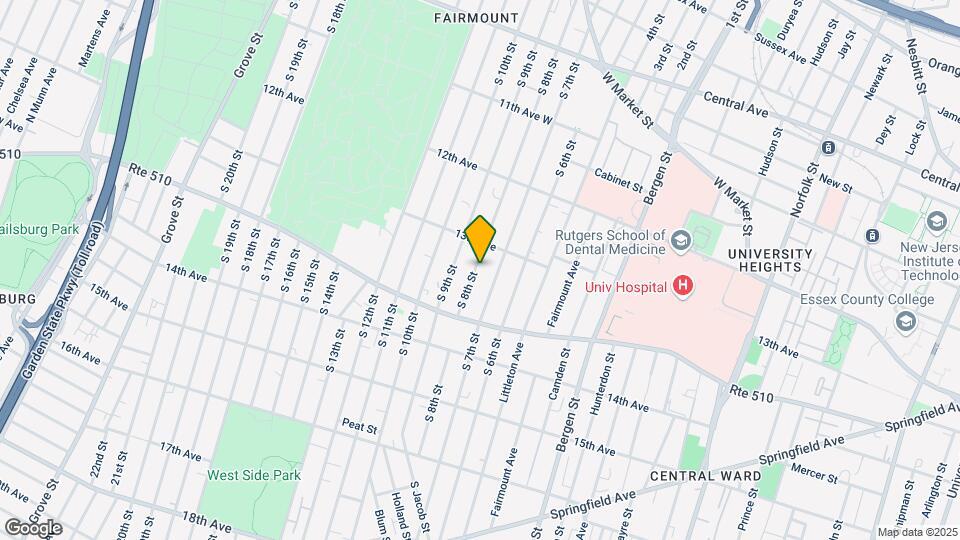 258 S 8th St, Unit 2 Mapa y Detalles de la Ubicación