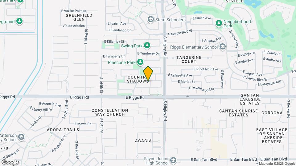 3095 E Merlot St Map and Location Details