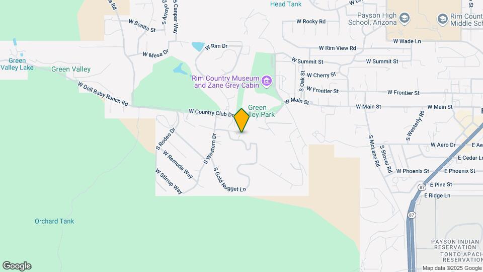 1000 W Gold Nugget Ln Map and Location Details