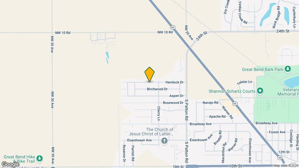5927 Hemlock Dr Map and Location Details