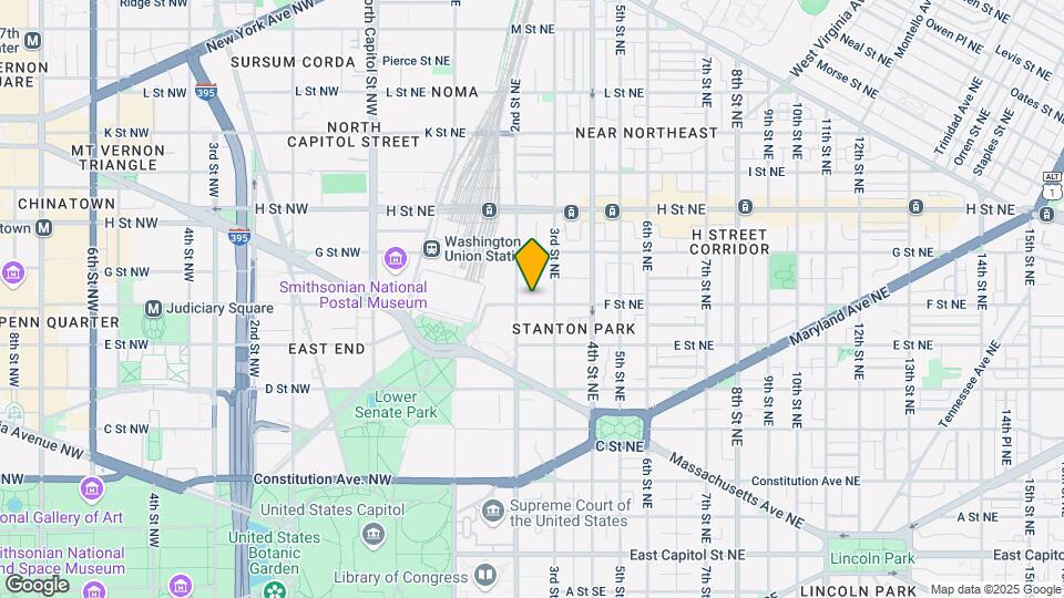 214 F St NE-Unit -#B Map and Location Details