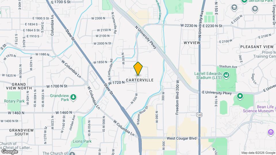 1728 N 550 W Map and Location Details