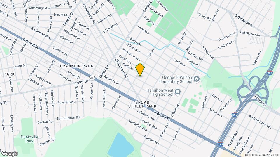 1116 William St Map and Location Details