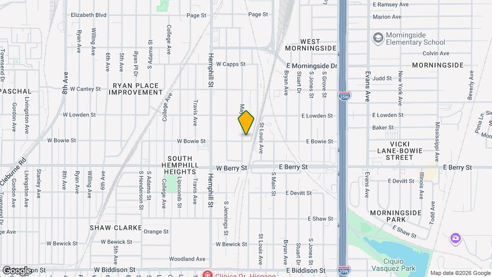 2945 May St Map and Location Details