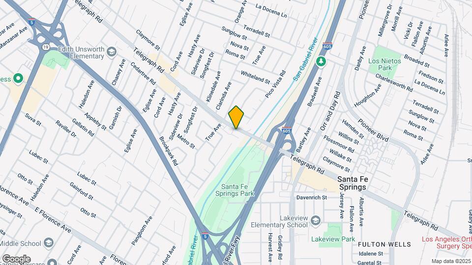 9126 Pico Vista Rd Map and Location Details