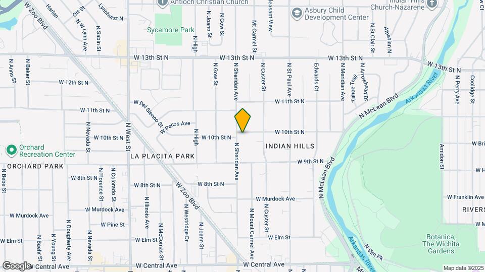 1056 N Sheridan St Map and Location Details