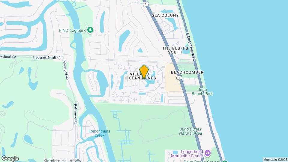 1121 Ocean Dunes Cir Mapa y Detalles de la Ubicación