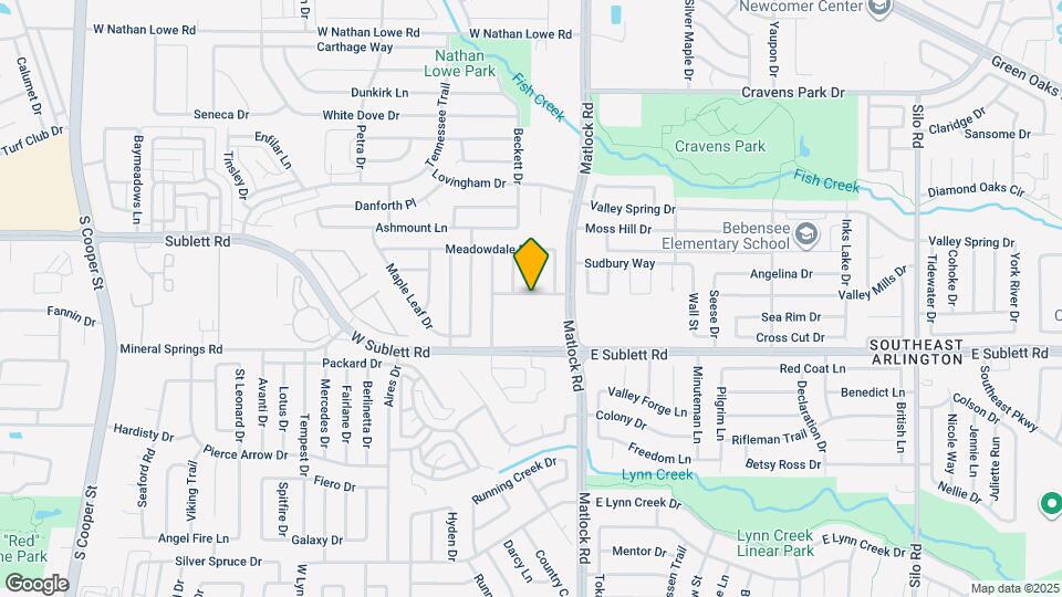 712 Greenleaf Dr Map and Location Details