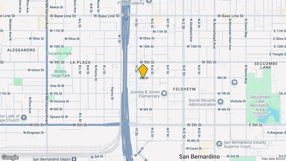 763 W 8th St Mapa y Detalles de la Ubicación