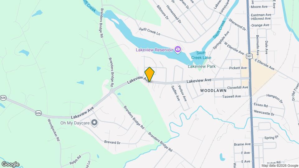 921 Lakeview Ave Map and Location Details