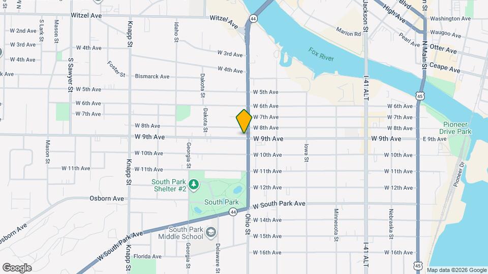 610 W 9th Ave Mapa y Detalles de la Ubicación