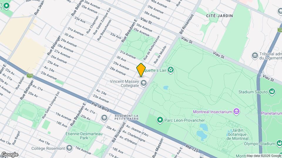 6105 28E Av Map and Location Details