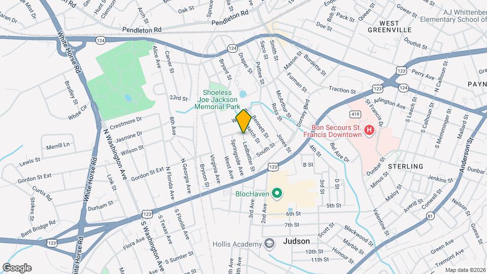125 Ledbetter St Map and Location Details