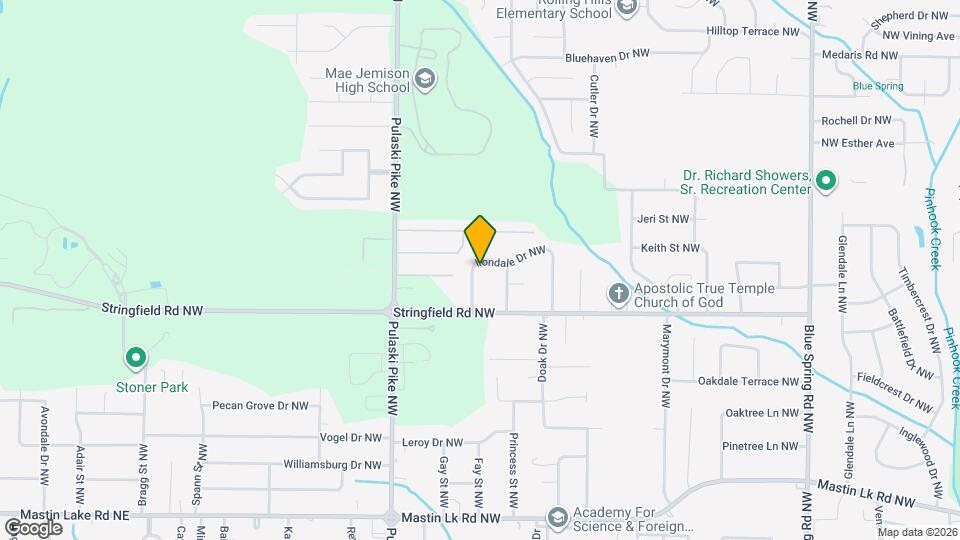 4210 Irondale Dr NW Map and Location Details