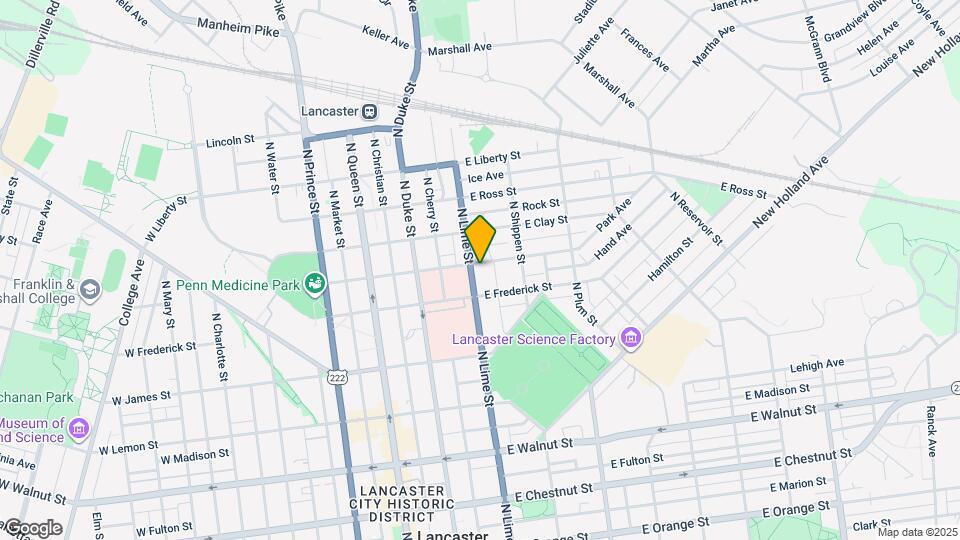 206 E New St Map and Location Details