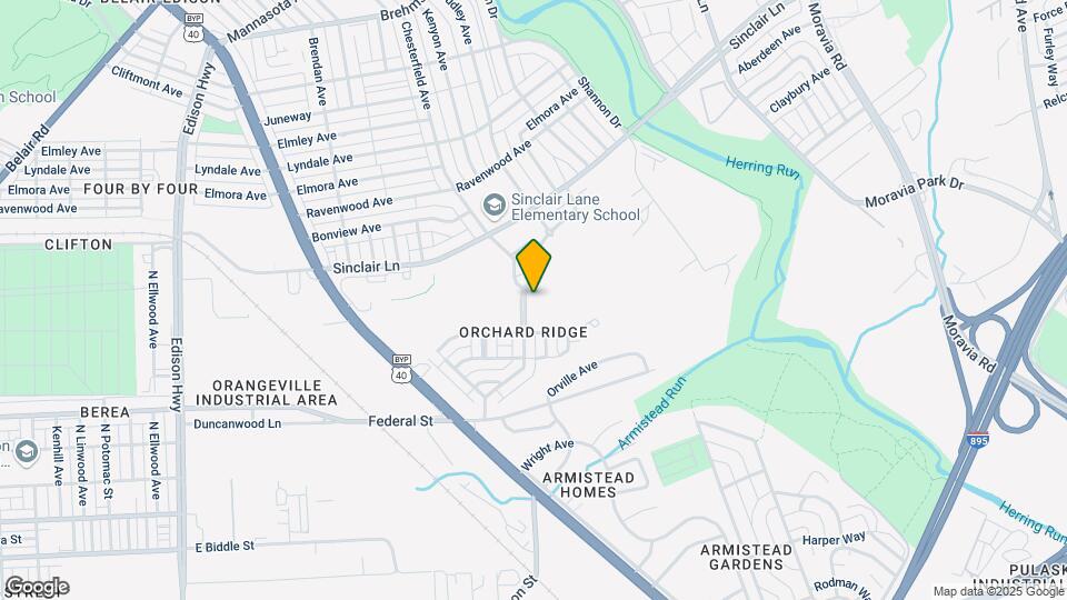 Orchard Ridge Apartments and Townhomes Map and Location Details