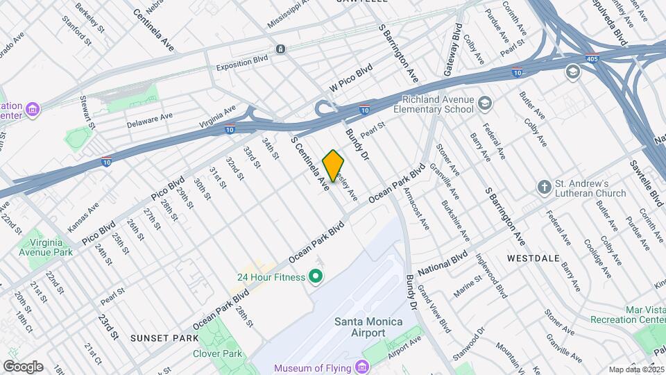 2550 S Centinela Ave, Unit 105 Mapa y Detalles de la Ubicación