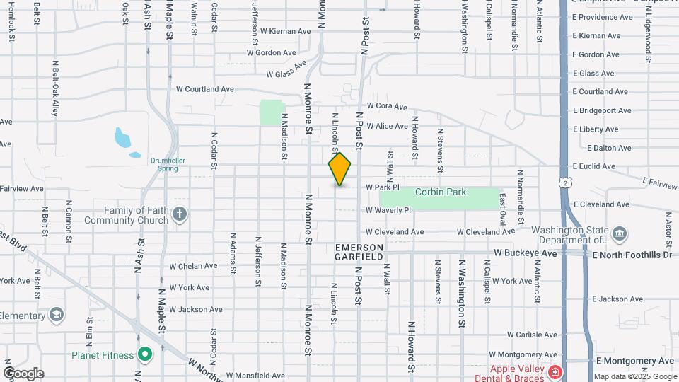 3004 N Lincoln St Map and Location Details