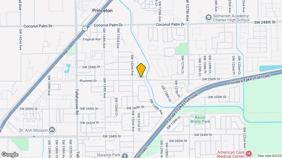 13063 SW 256th St Mapa y Detalles de la Ubicación