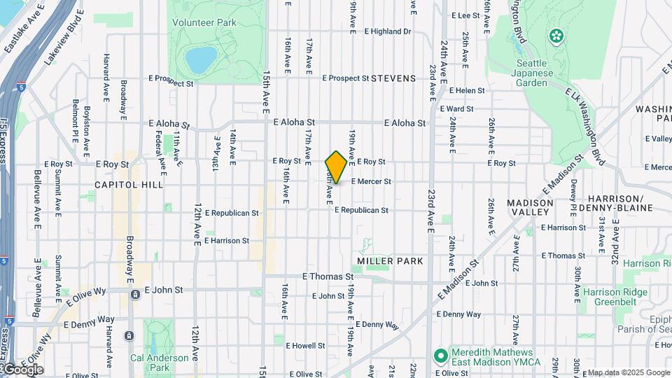 528 18th Ave E, Unit Main Map and Location Details
