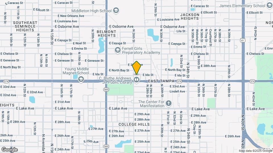 2605 E Ida St Map and Location Details
