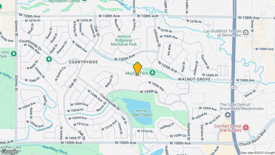 10510 Kline Way Map and Location Details