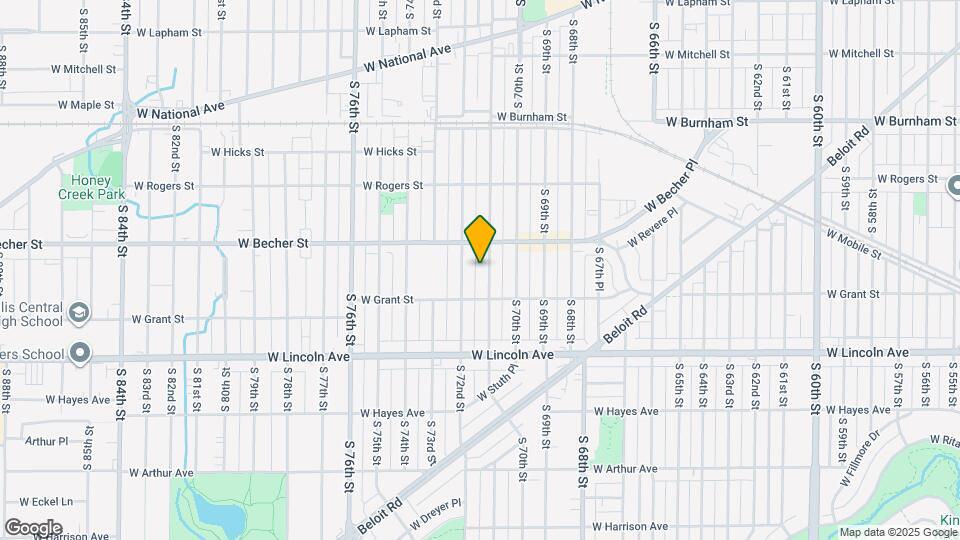 2137 S 71st St Map and Location Details