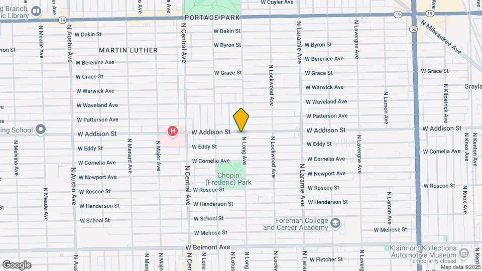 3556 N Long Ave Map and Location Details