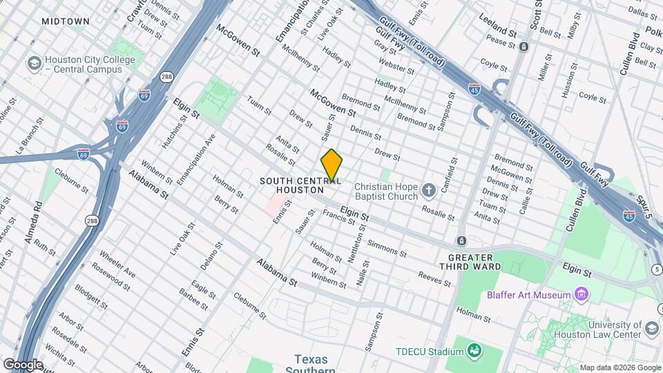 3029 Beulah St Map and Location Details