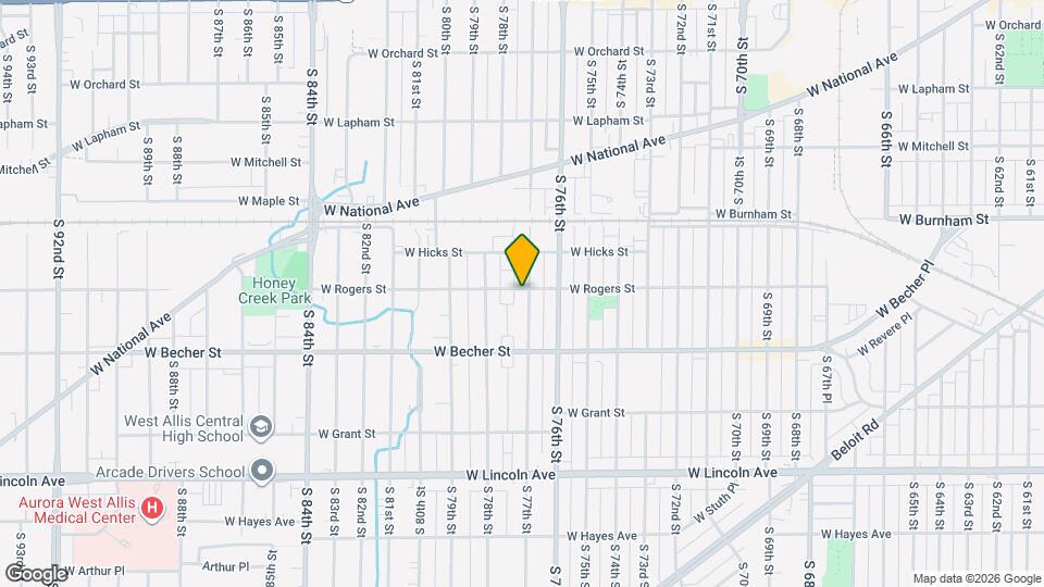 7705 W Rogers St Map and Location Details