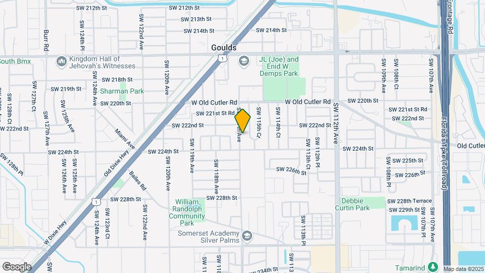 22201-22335 SW 117th Ave Mapa y Detalles de la Ubicación