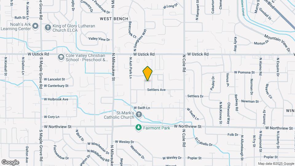 2874 N Rosedale Ave Map and Location Details