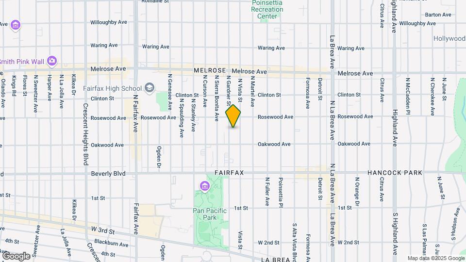 434 N Gardner St Map and Location Details