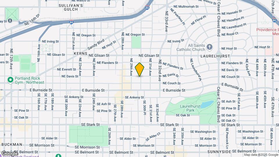 2954 Northeast Davis Street Map and Location Details