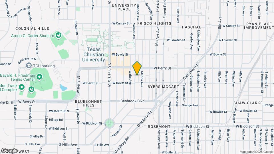 3127 Lubbock Ave Mapa y Detalles de la Ubicación