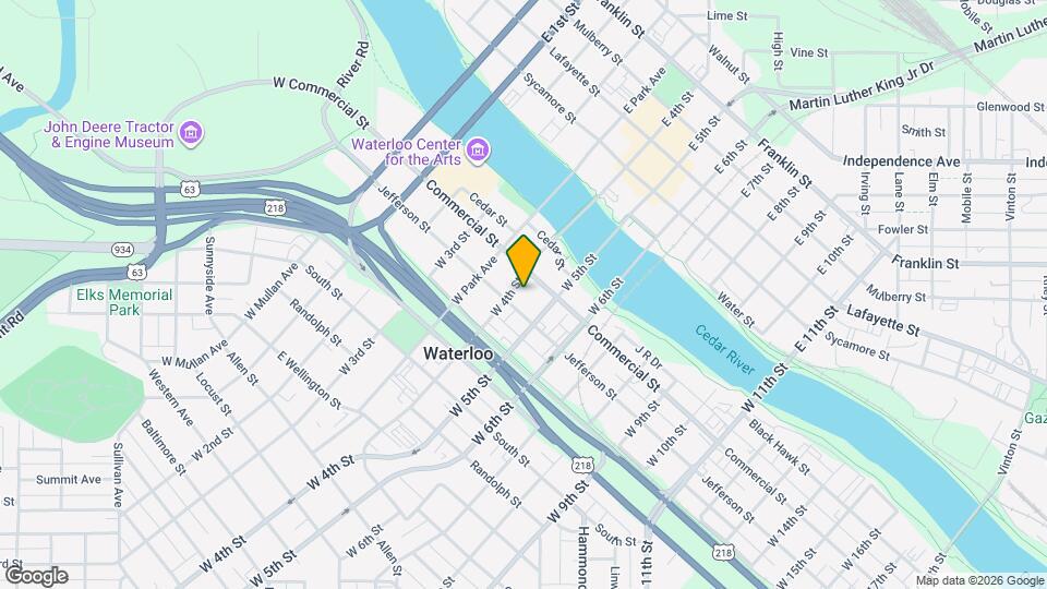 217-219 W 4th St Map and Location Details