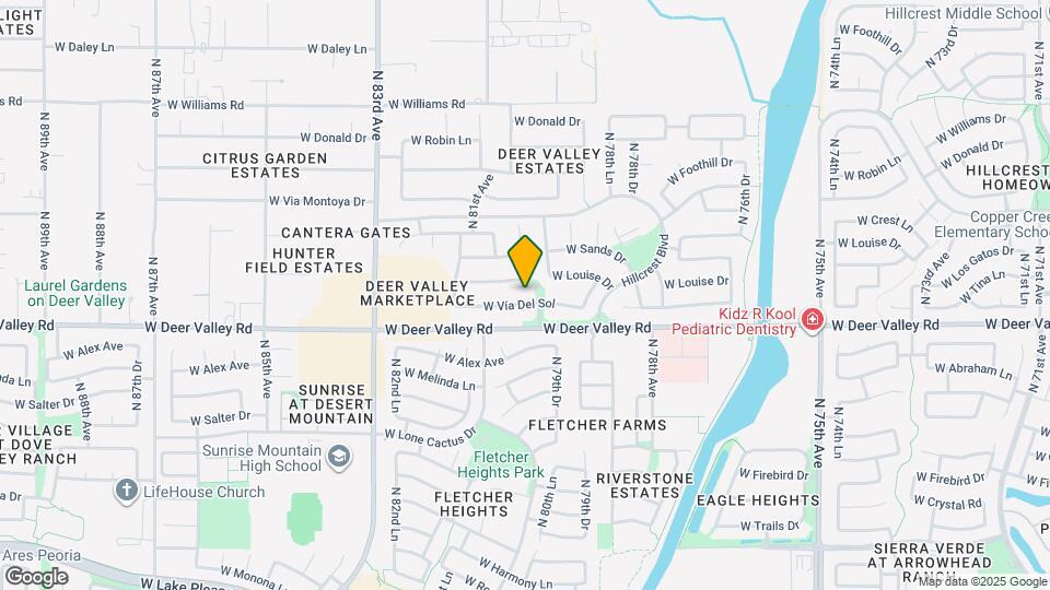 8032 W Vía Del Sol Map and Location Details