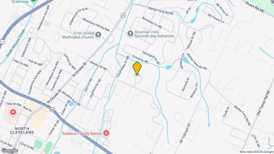 3323 Steeple Cir NE Map and Location Details