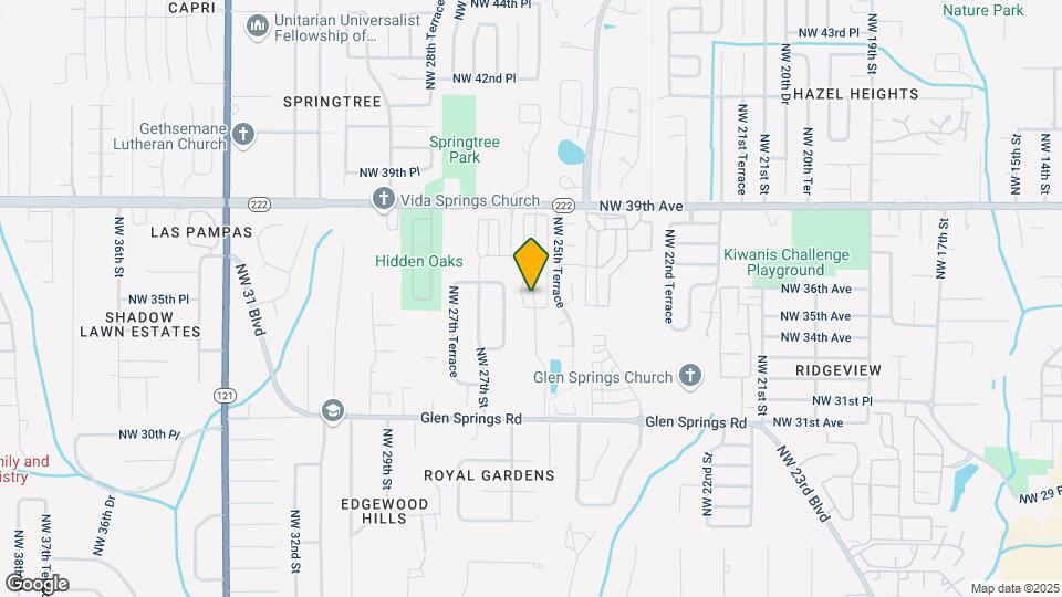 3614 NW 26th St Map and Location Details