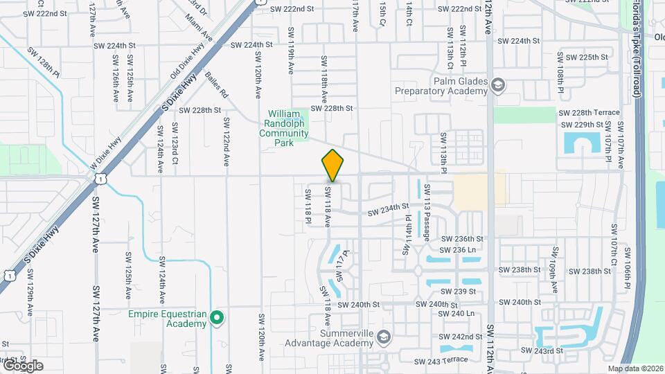 23271 SW 118 Ave Map and Location Details
