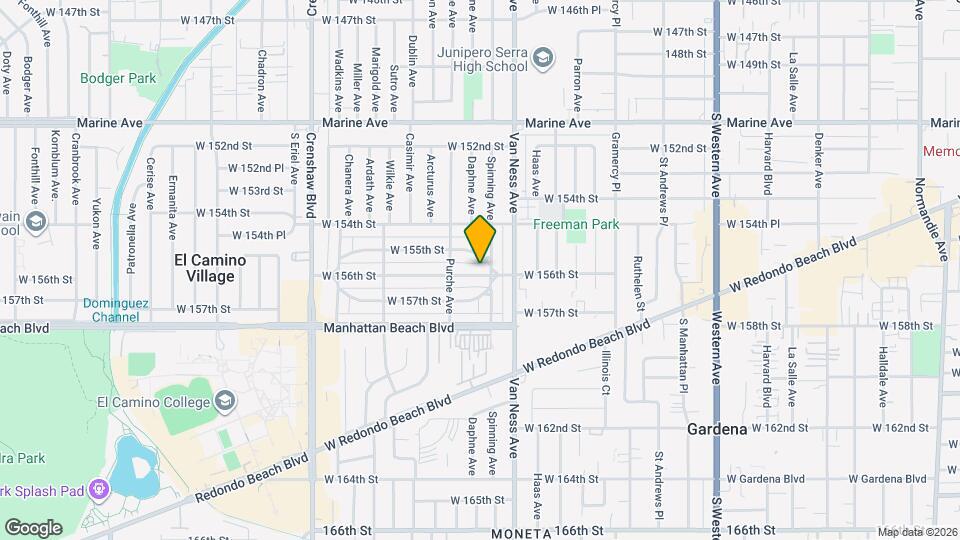 2311 W 156th St Mapa y Detalles de la Ubicación