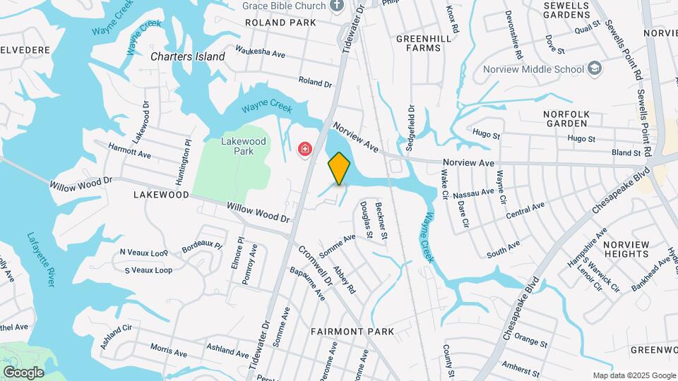 5434 Tidewater Dr Map and Location Details