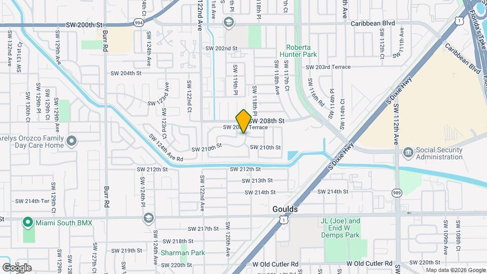 20950 SW 119th Ct Map and Location Details