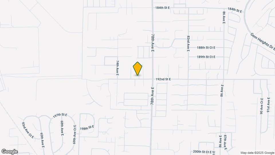 19122 76th Ave Ct E Map and Location Details