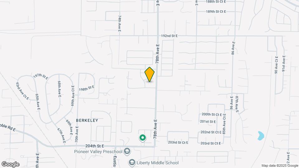 19721 76th Ave Ct E Mapa y Detalles de la Ubicación