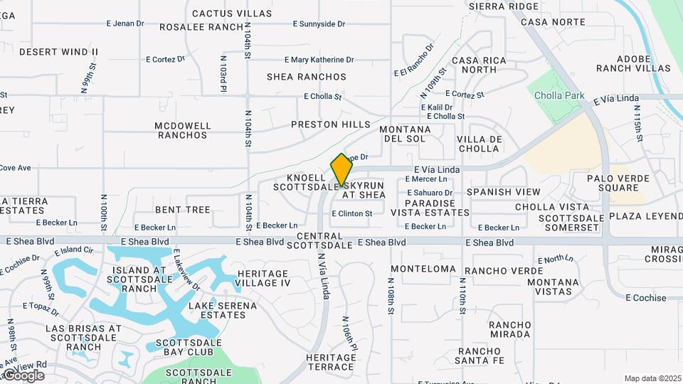 10655 E Mercer Ln Map and Location Details